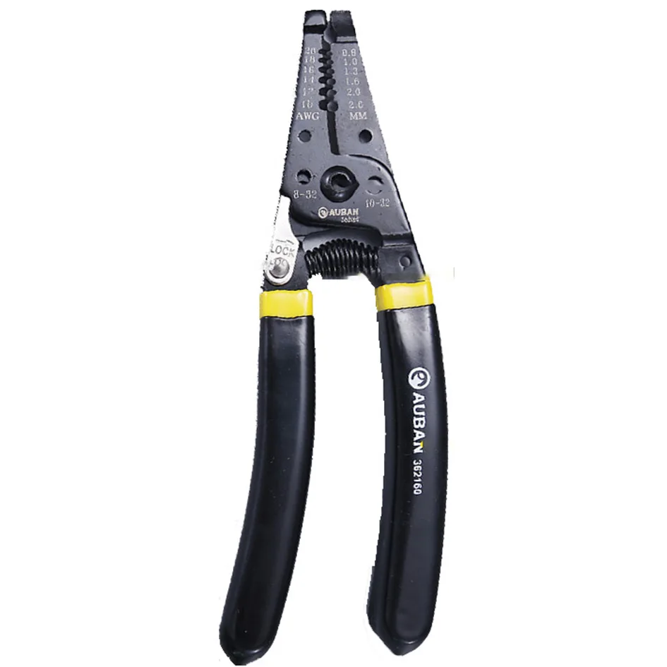 

185mm 0.8-2.6 wire stripper Multifunctional Curved handle wire stripper stripping pliers Cutting Cable wire Strippers