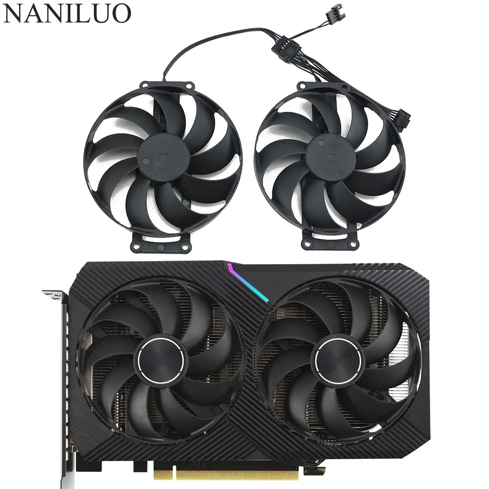 FDC10H12S9-C RTX 3060 3060Ti Cooling Fan For ASUS RTX3060 DUAL OC RTX3060Ti Graphics Card Cooler | Компьютеры и офис