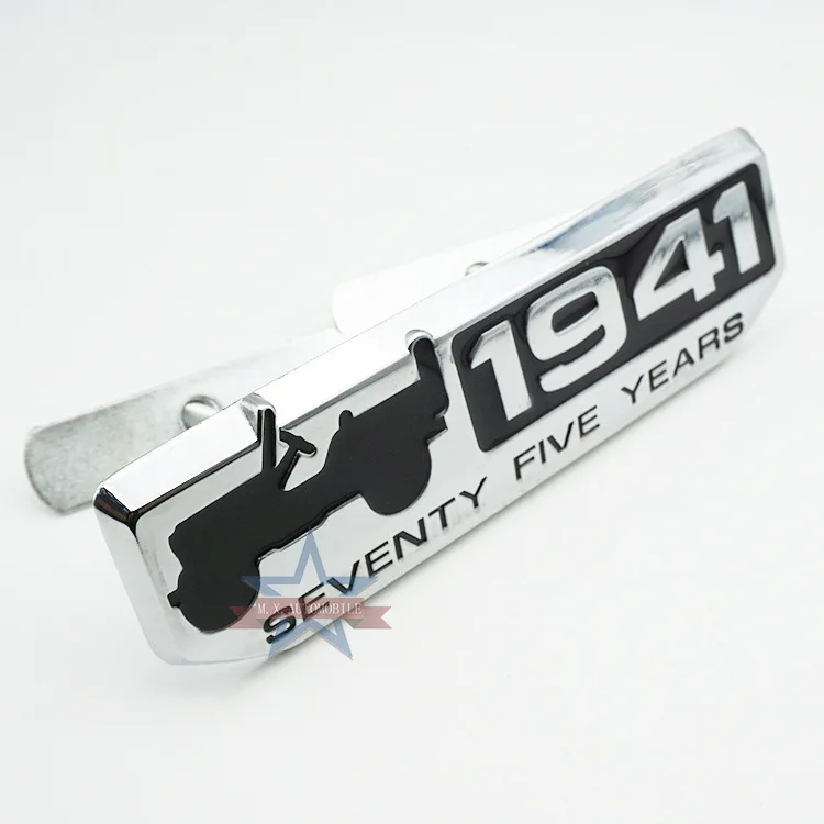 Подходит для Jeep Free Light Metal 75 юбилей модифицированные автомобильные Логотипы Jeep 1941 автомобильные Логотипы