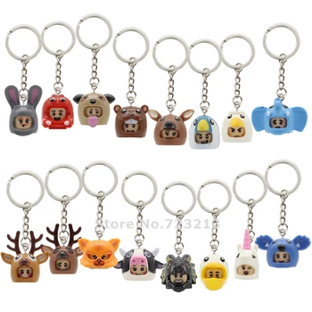 

Animal Figure Keychain Otter Sika Dragon Deer Kangaroo Koala Rabbit Cat Pelican Elephant Building Blocks Bricks Toys