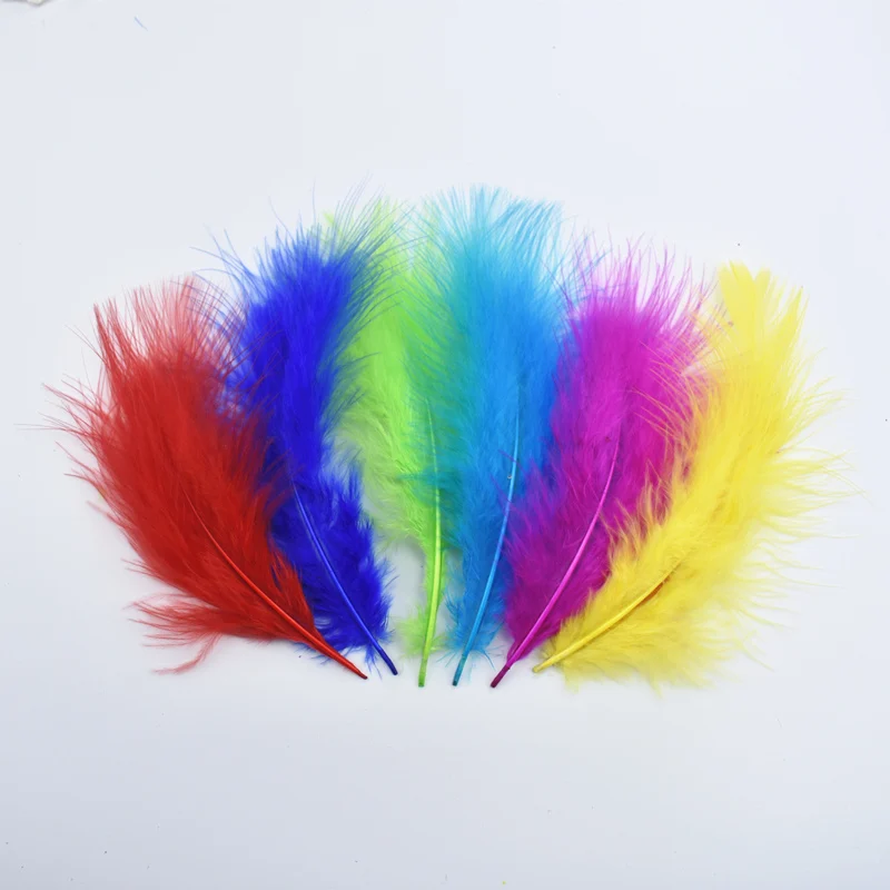 20 шт./лот перья Marabou турецкое перо белые фазана для рукоделия изготовления