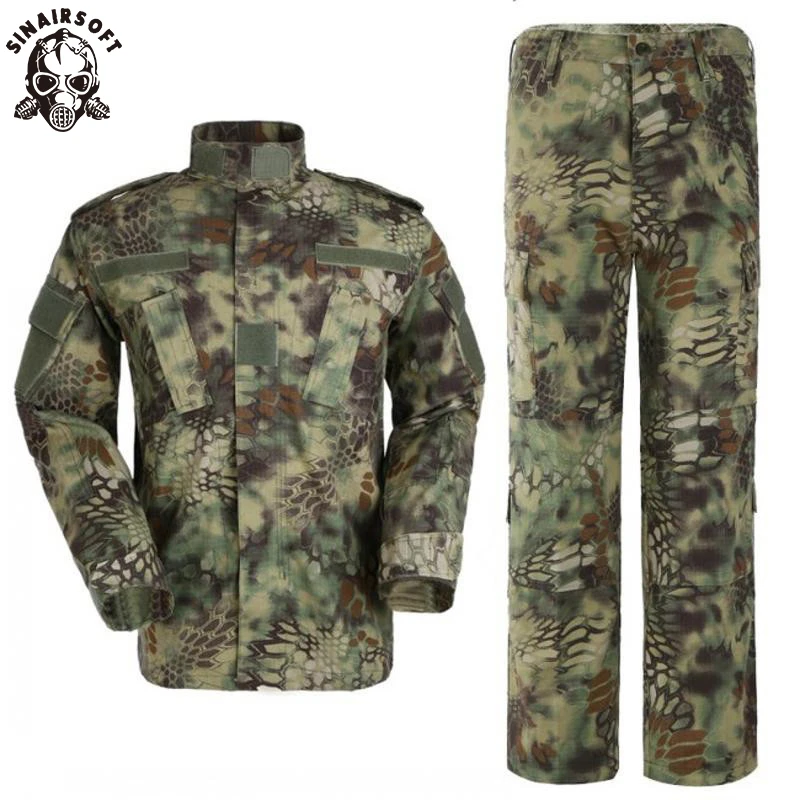 SINAIRSOFT Kryptek мужская униформа для страйкбола тактическая одежда охоты|coat blue|coat and hat