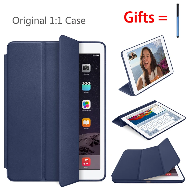 Оригинальный чехол для iPad mini1/2/3/4 7 9 дюйма с магнитной застежкой 1:1 умный функцией