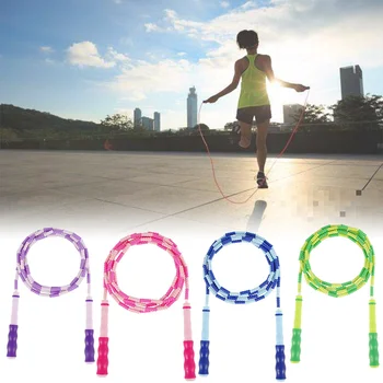 

Professional Jump Rope 9 Feet Adjustable PVC Portable Fitness Skipping Ropes Jumping Gyming Body Building Workout Equipments