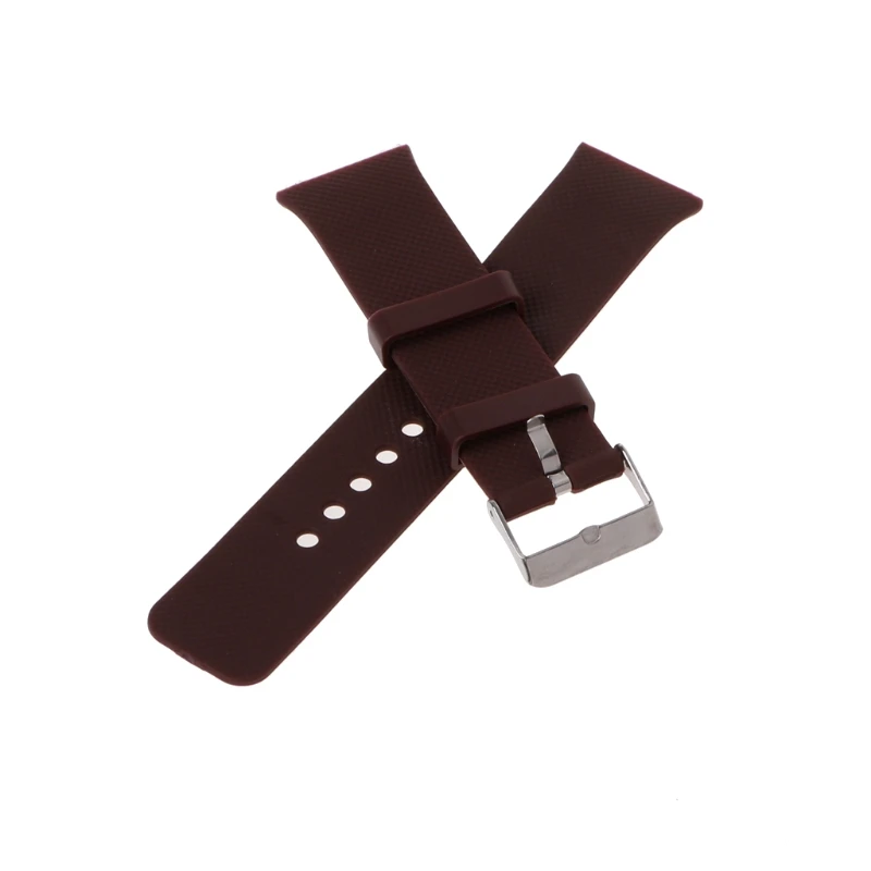

Silicone Wrist Band Strap Metal Buckle Bracelet Replacement For DZ09 Smart Watch