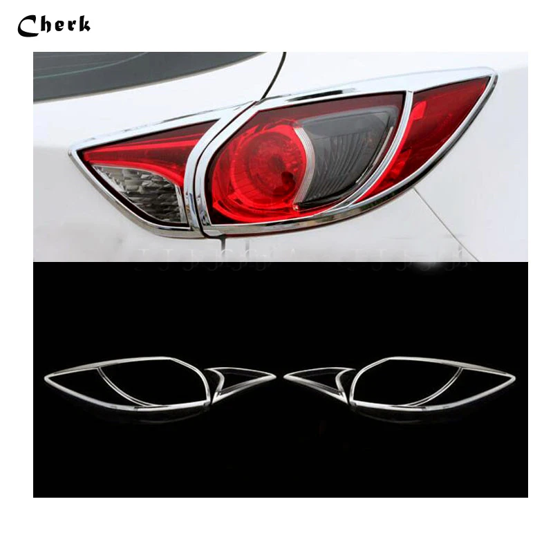 Хромированный задний фонарь для Mazda CX 5 CX5 2015 2016 отделка черные чехлы аксессуары