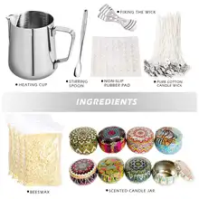 17 pçs diy vela crafting kit de ferramentas, diy velas artesanato ferramentas vela pavio vela que faz a ferramenta adequada para iniciante vela que faz a fatura