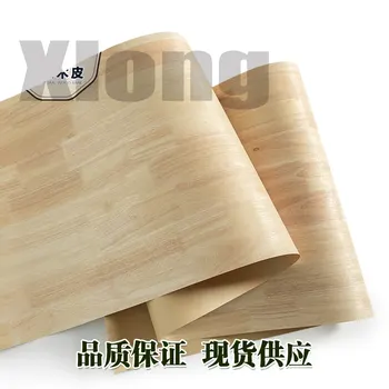 

L:2.5Meters Width:600mm Thickness:0.25mm Natural Rubber Wood Veneer Imported Rubber Wood Solid Wood Rubber Wood Veneer