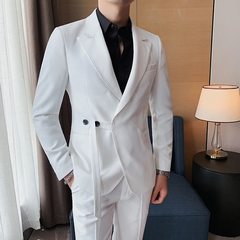 新品 翌日出荷 ジャケット パンツ ブランド男性スーツ21結婚式のスーツショールカラー2個英国スタイルスリムフィットスーツmenstuxedoコート セレクトオーダー Medtech Tinderpoint Com