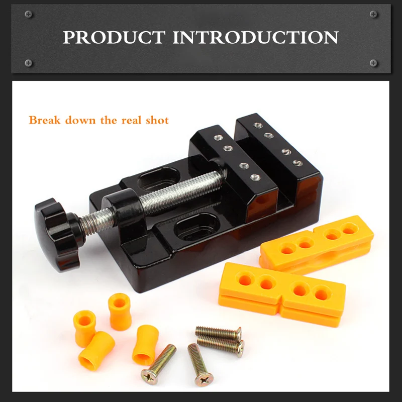 Универсальная регулируемая мини щековая скамья 57 мм зажим для сверлильного