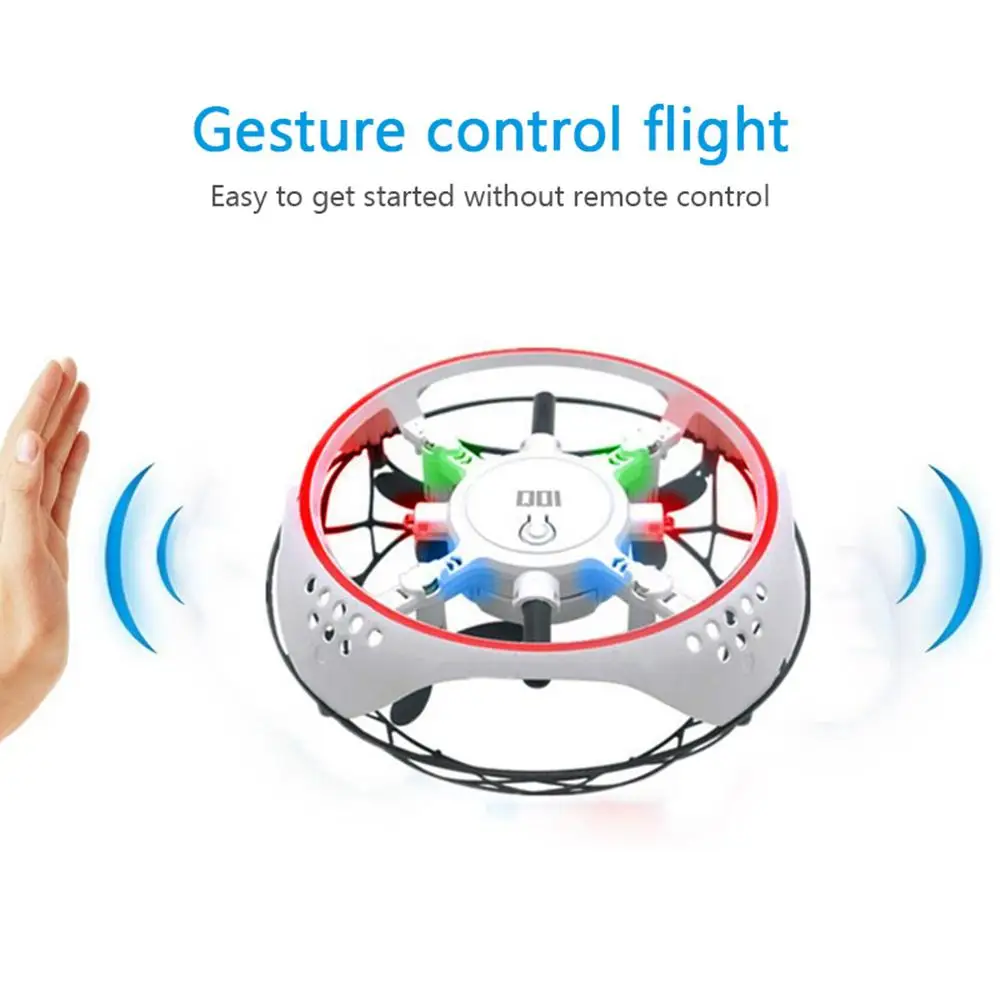

Gesture Induction Control UFO Aircraft Intelligent Flight Rich Stunts Anti-Collision Fly Toys For Kids