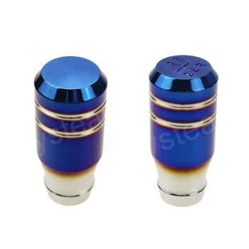 

Universal Aluminum Car-styling Interior Gear Shift Knob Manual Transmission Gear Stick Shifter Lever Knob Blue For Honda Toyota