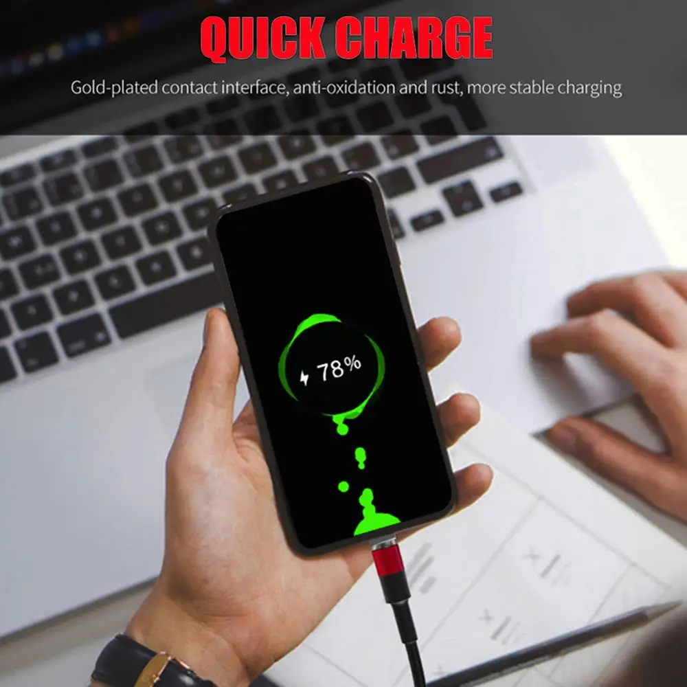 Магнитный USB кабель для Micro USB/type C 3A Быстрый зарядный кабель для передачи данных для мобильного телефона QC3.0 для huawei Xiaomi Магнит USB type-c