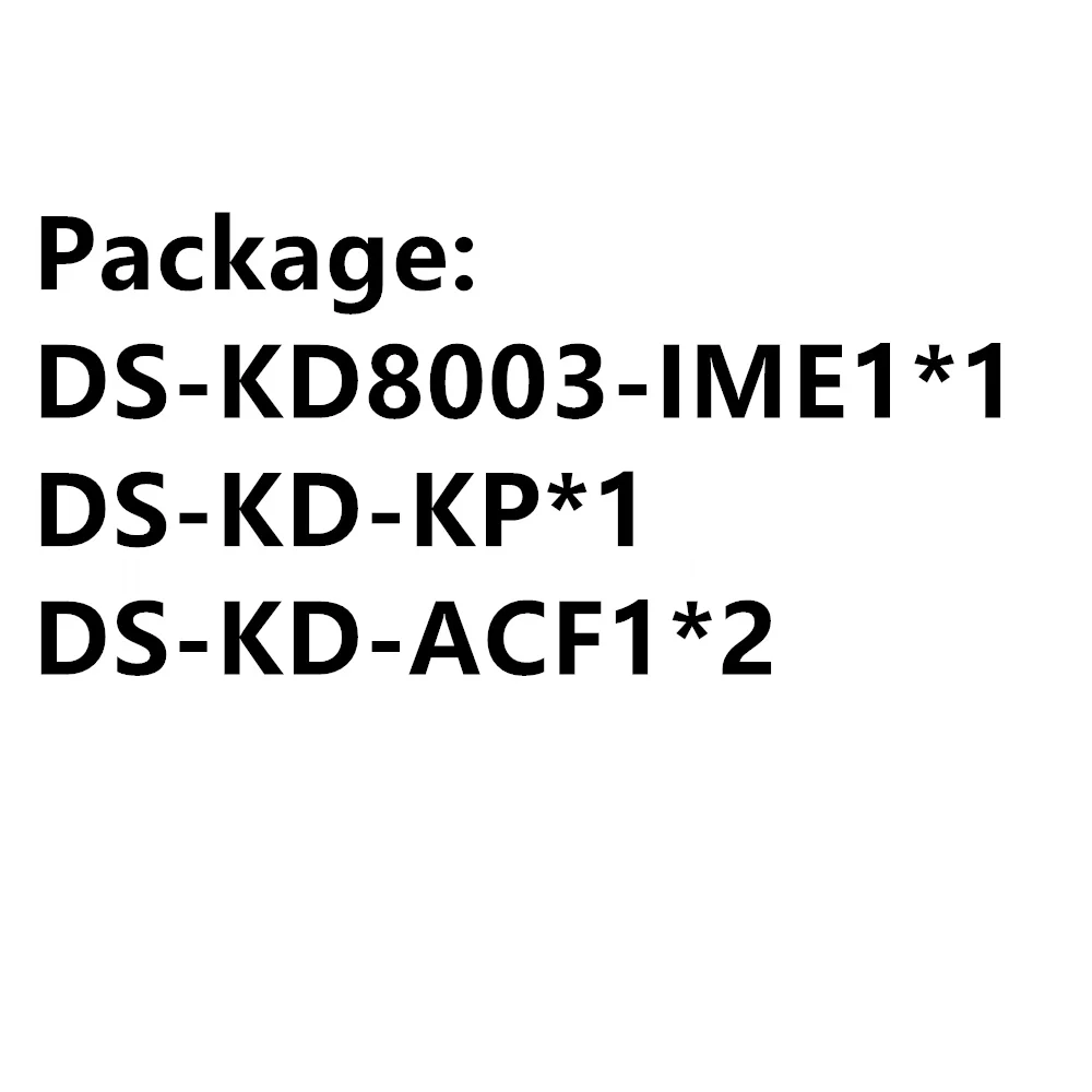 Original Hikvision DS-KD8003-IME1 Video Intercom Module Door Station Access DS-KD-ACF1 DS-KD-ACF2 DS-KD-ACW1 DS-KD-KP apartment intercom system with door release Door Intercom Systems