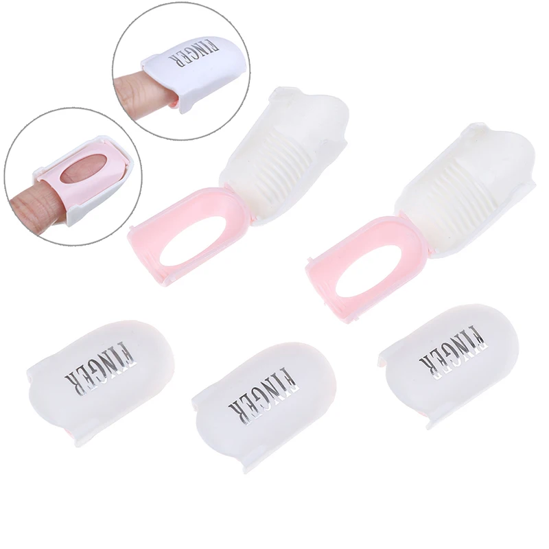 5PCS/Set Plastic Gel Nail Remover Clip Caps Soak Off UV Gel Art Polish Remover Wrap Playable Phone Nail Remover Cap Clip