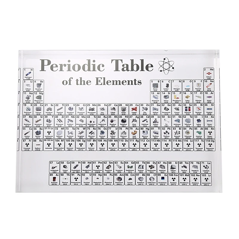 Chemistry Periodic Table Display Elements Science Acrylic Student Teacher Gift 