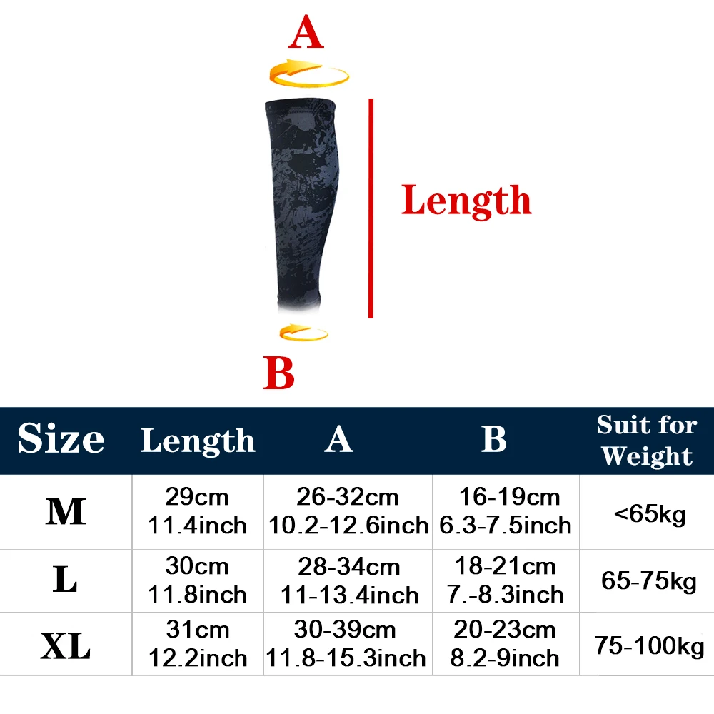 BraceTop 1 PC Sports Safety Football Basketball Leg Sleeve Outdoor