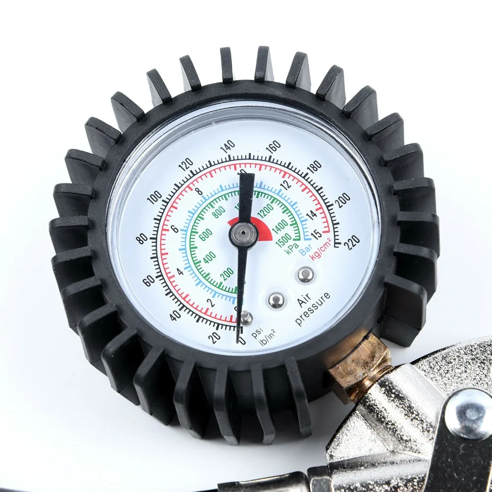 Датчик давления в шинах 220 фунтов/кв. дюйм Высокоточный цифровой датчик давления в шинах автомобильные аксессуары