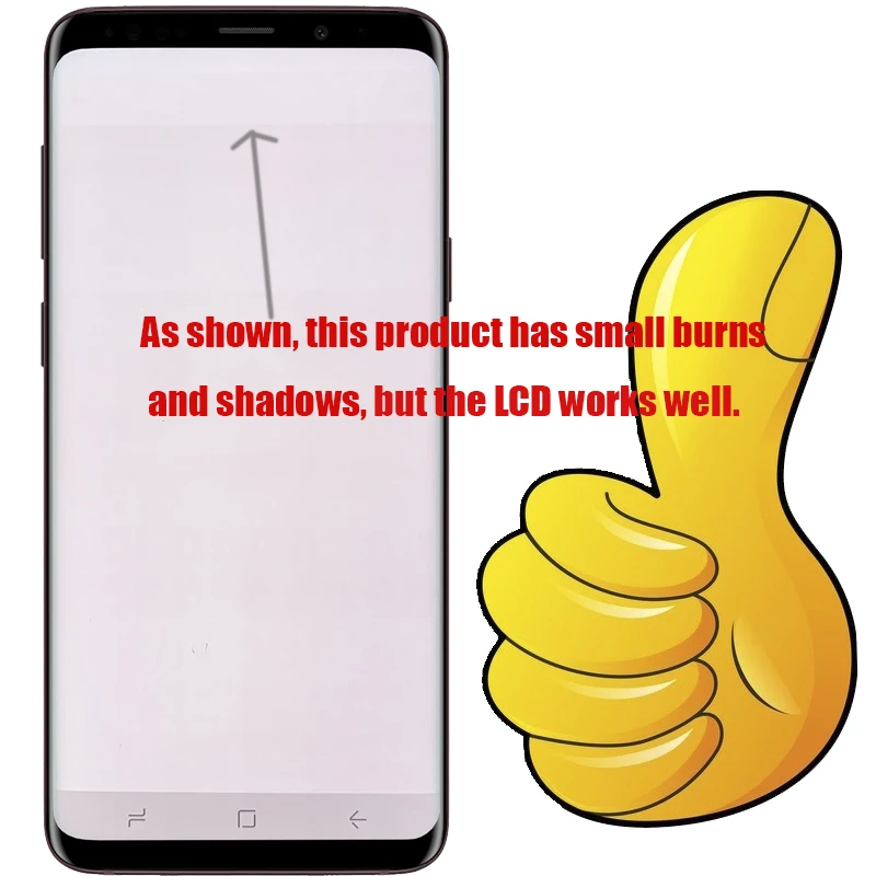

Super Amoled with Burn-Shadow LCD with Frame For SAMSUNG Galaxy S9 G960 S9 Plus G965 LCD Display Touch Screen Digitizer Assembly