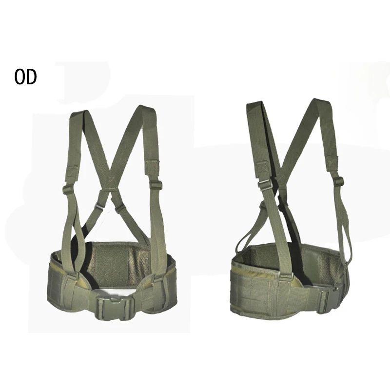 Tactical Molle Men's Army Special 1000D Nylon Military Belt Convenient Combat Girdle EAS H-shaped Adjustable Soft Padded