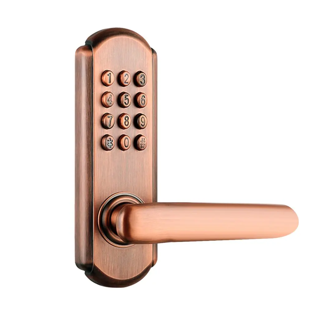 

SA18 Digital Password Door Lock Mechanical Code Keyless Entry Door Lock Stainless Steel Waterproof Electronic Lock