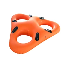 Надувное кольцо для плавания для взрослых и детей, три сиденья, утолщенный ПВХ матрас для бассейна, круг для Водного парка, игрушки для дрифтинга