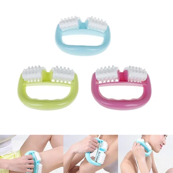 

Handheld Anti Cellulite Massage Cell Roller Massager Mini Wheel Ball Full Body Foot Hand Body Neck Head Leg Back Pain Relief