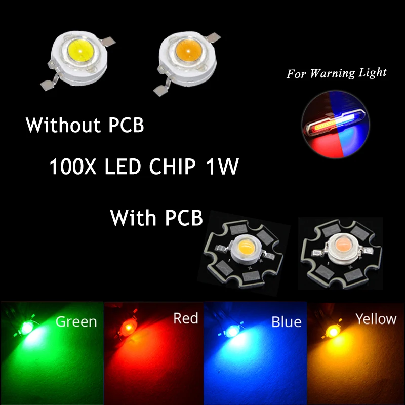 100 шт. световые бусины SMD Холодный/теплый белый светодиодный Ламповые Диоды лампа