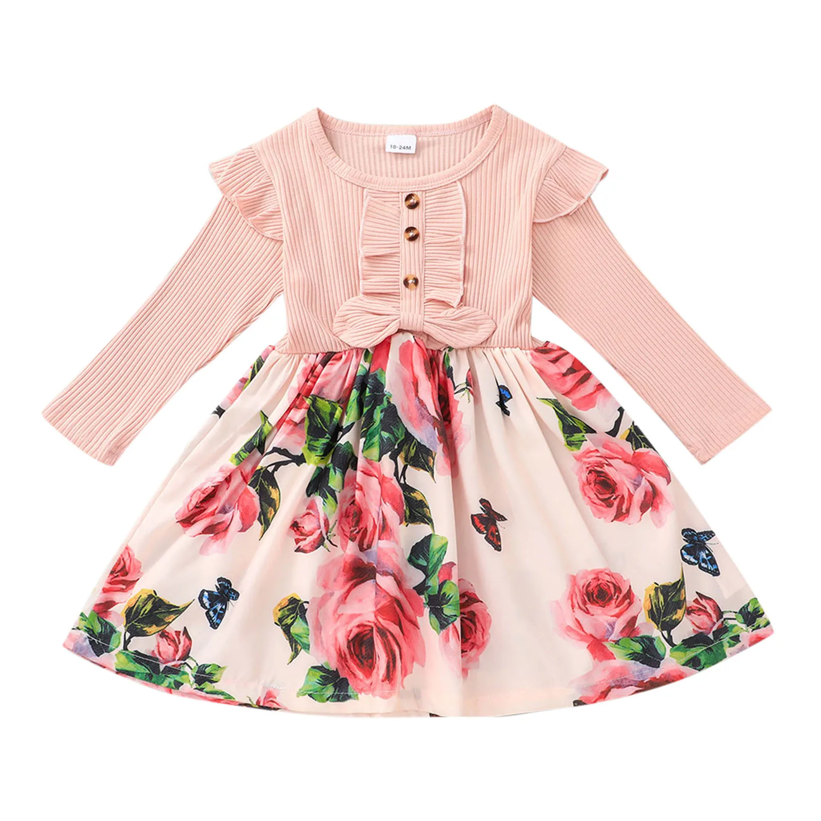 Infant Spring Season Red Dress 046-20156