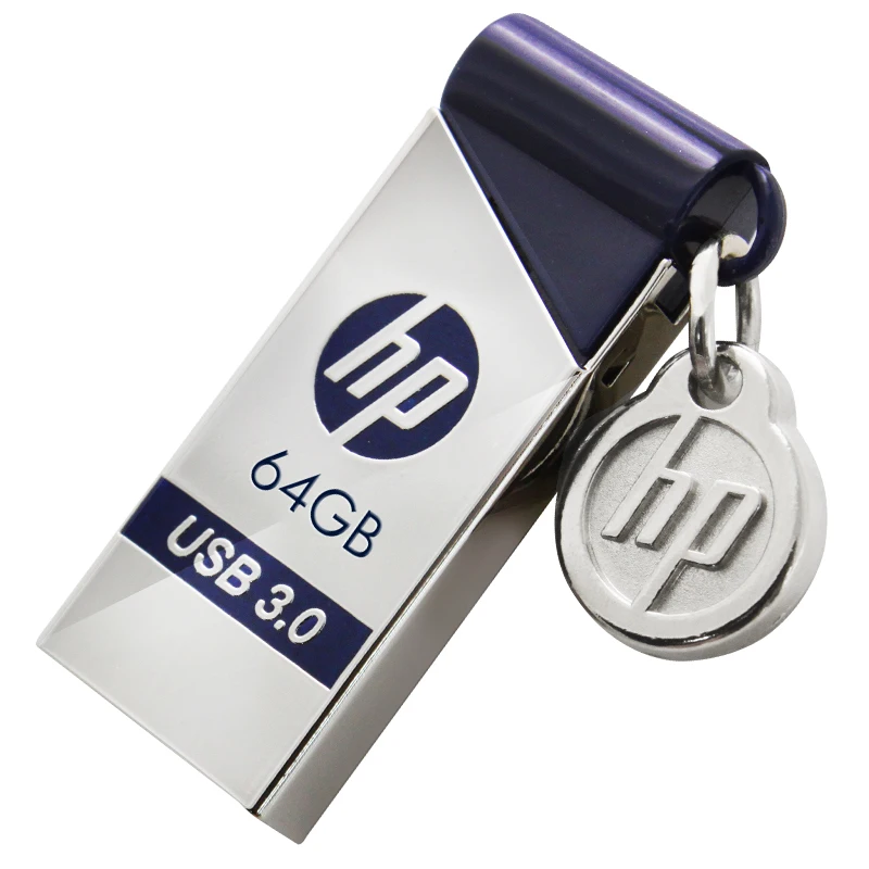 Высокоскоростной usb-накопитель hp USB 3,0, 8 ГБ, 16 ГБ, 32 ГБ, 64 ГБ, 128 ГБ, флешка, металлическая карта памяти, деловой диск U x715w