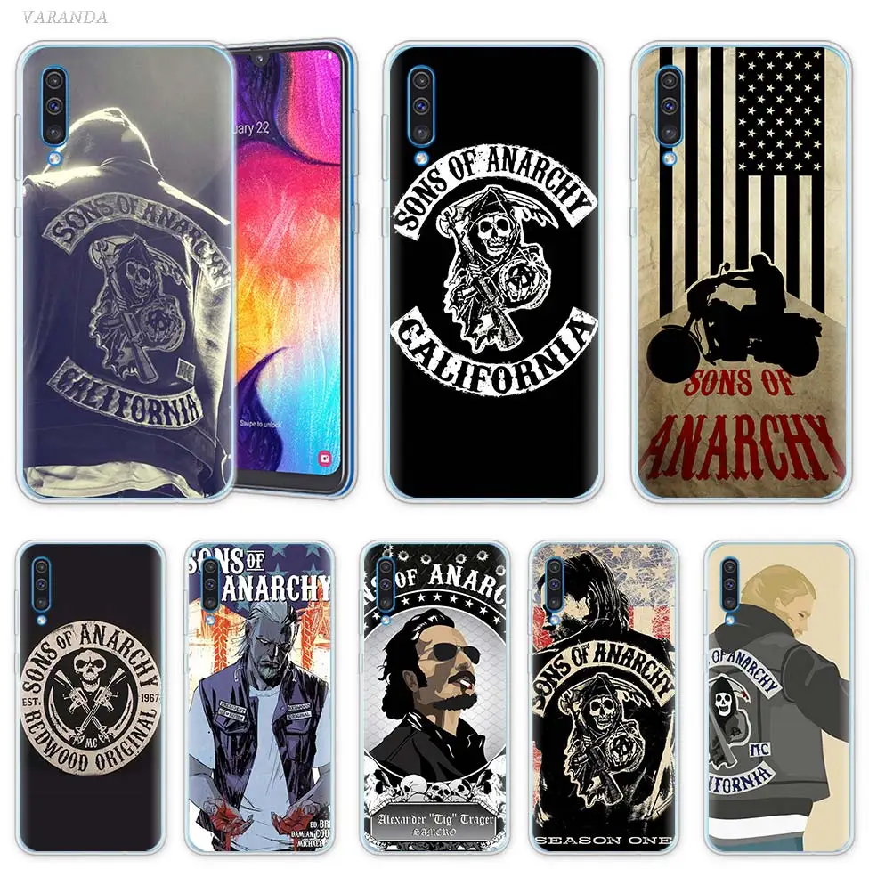 

TV Show Sons of Anarchy Case for Samsung Galaxy A50 A20e A70 s A80 A90 5G A40 A30 A20 A10 e A9 A7 A8 A6 2018 TPU Phone Coque Sac