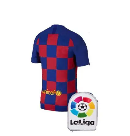 19 20 Новинка Barcaed Jersey soccer La Liga взрослая Футболка домашняя красная желтая Размер S-2XL футболка - Цвет: shirt