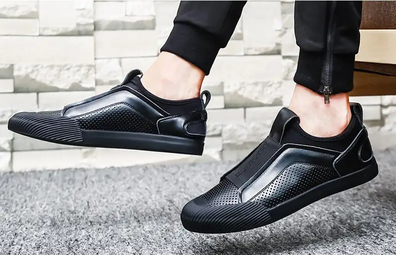 Г., Весенняя модная мужская обувь из натуральной кожи Повседневная Удобная Обувь из воловьей кожи Модные лоферы