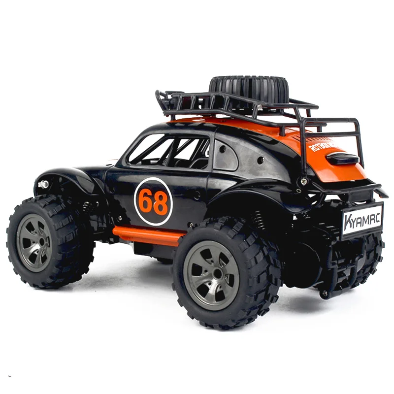KYAMRC 1:18 2WD классический автомобиль с дистанционным управлением Beetle 2,4G RC Гусеничный внедорожный автомобиль багги движущаяся машина дети на батарейках машинки RT