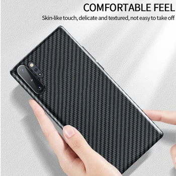 

Real Carbon Fiber Case For SAMSUNG S20 S10 Note 9 10 Plus S10e Ultra thin Anti Fall Armor Back Cover for Samsung S20 Ultra Case