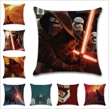 

Wars movie pattern star Master cushion cover Decor Chair sofa seat car Decorative pillowcase Home house bedroom friend kids gift