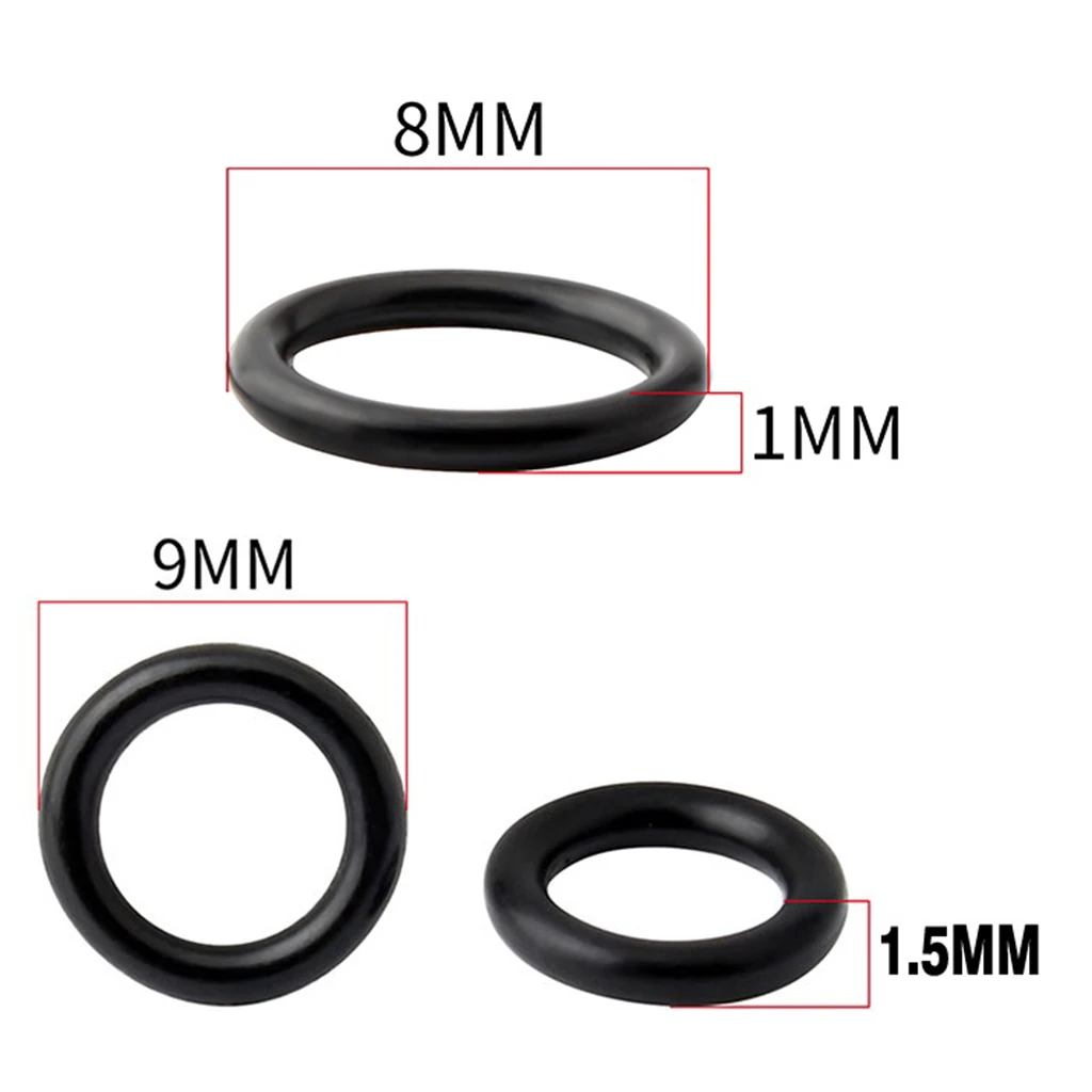6 Pieces Nitrile Bicycle Brake Bolts Spacer Mountain Bike Sealing O-ring Road Bike Parts Washers Gasket Cycling Accessories