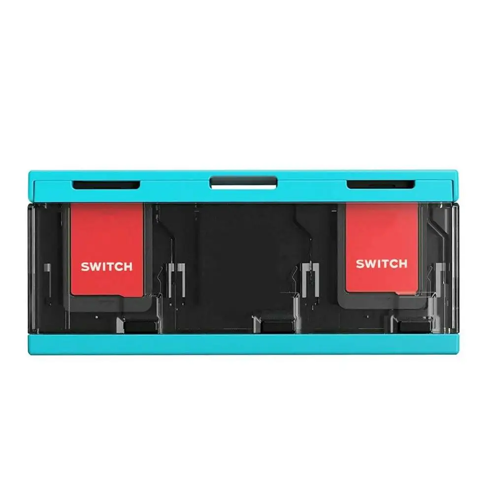 6 In 1 Portable Game Card Storage Case Press Button Pop-up TF Card Storage Box For DN Nintendo Switch