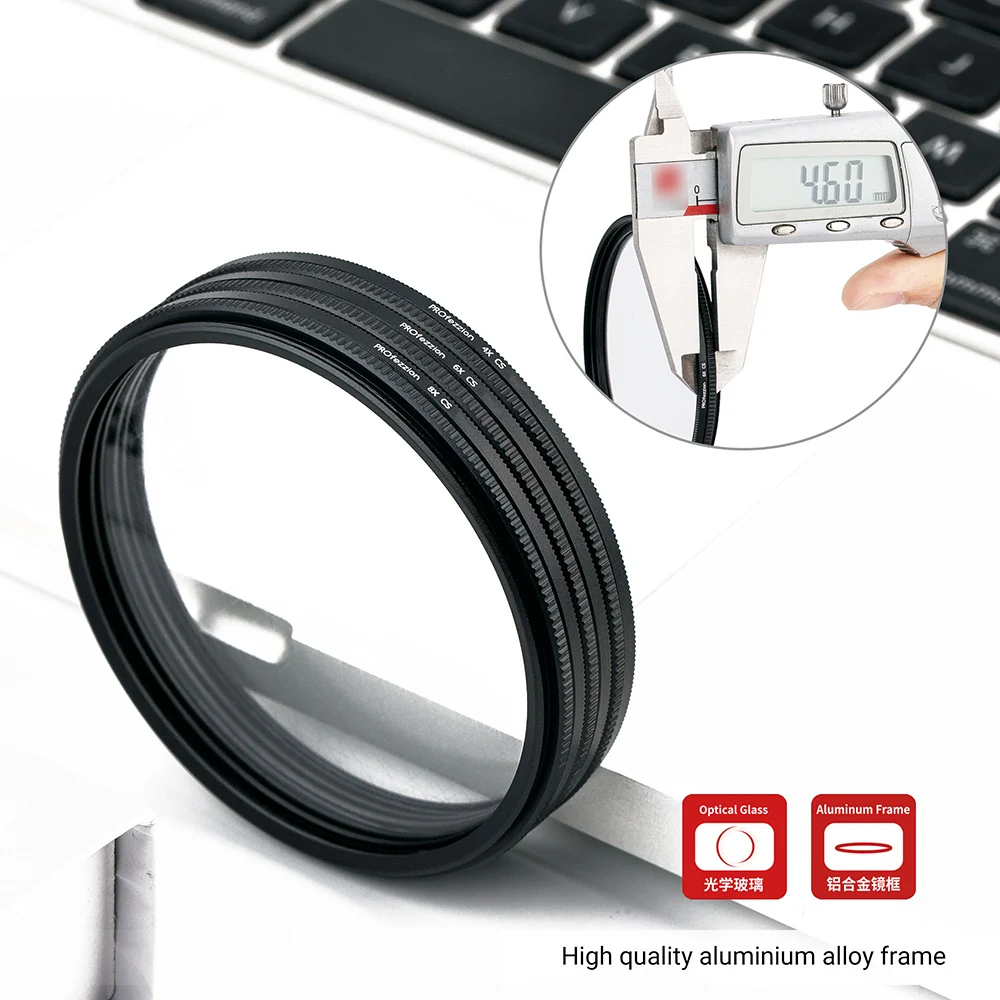 Set Filtri Stella 62mm Per Fotocamera - 4, 6, 8 Punte Con Copriobiettivo, Per Effetti Luce Brillanti - Foto 10