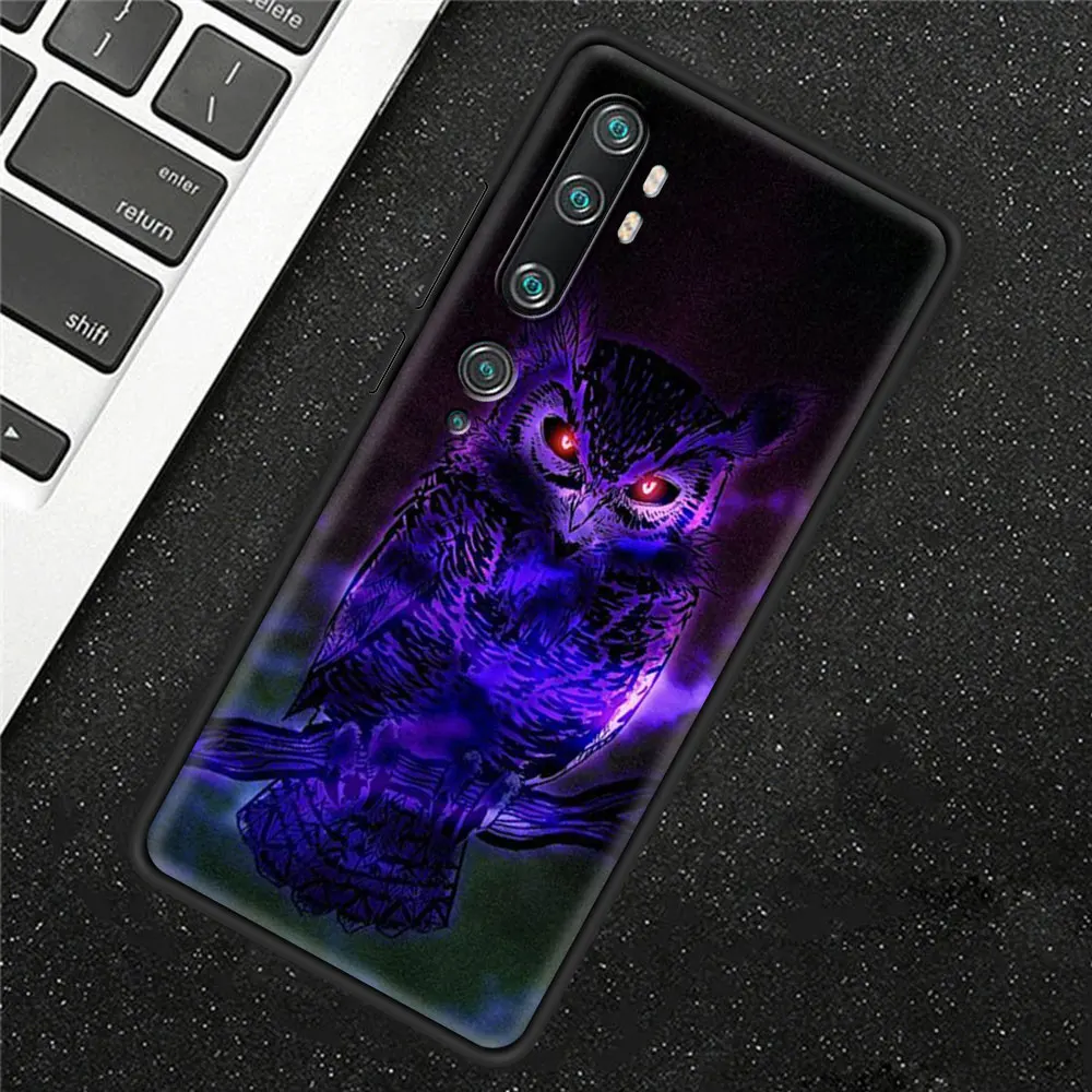 Adorable Baby Owl and Fox Cartoon Phone Case