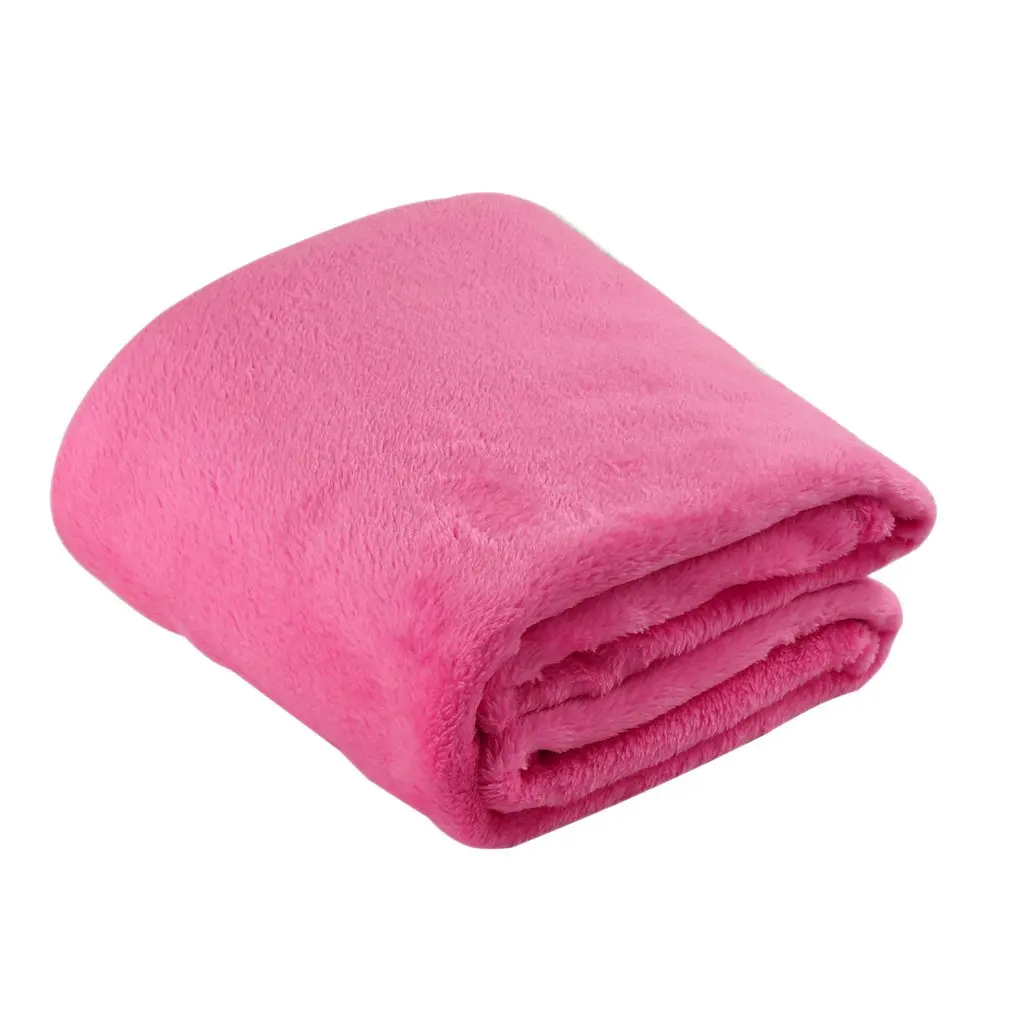 Сплошной цвет фланель, Коралл Одеяло однотонное бархатное одеяло колено одеяло
