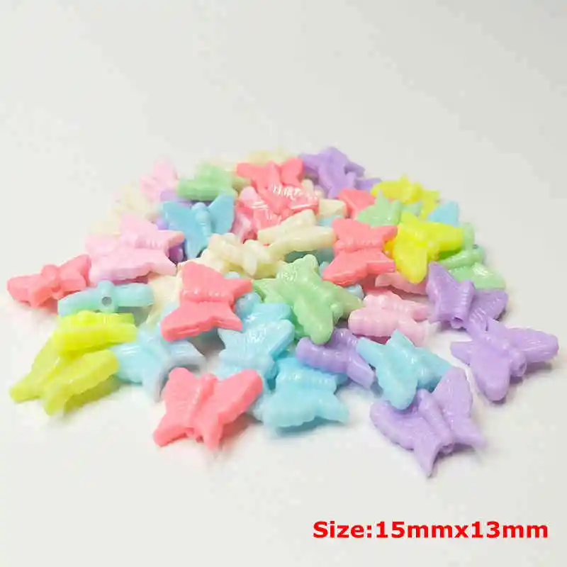 Resin Borax Hl 100pcs/lot Have Hole Handmade Acrylic Beads Diy Accessories Mix Colors Bead Loose To Jewelry Bracelet Makingreal - Цвет: style A