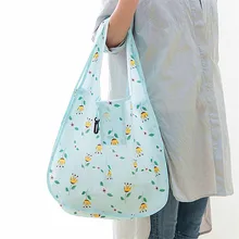 Горячая креативная сумка для хранения окружающей среды Водонепроницаемая складная сумка для покупок складные многоразовые сумки на плечо для домашней организации