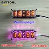 4-bit Glow Tube Clock Colorful  IN-12A IN-12B DS3231 Nixie LED Backlight BSG ► Photo 3/6