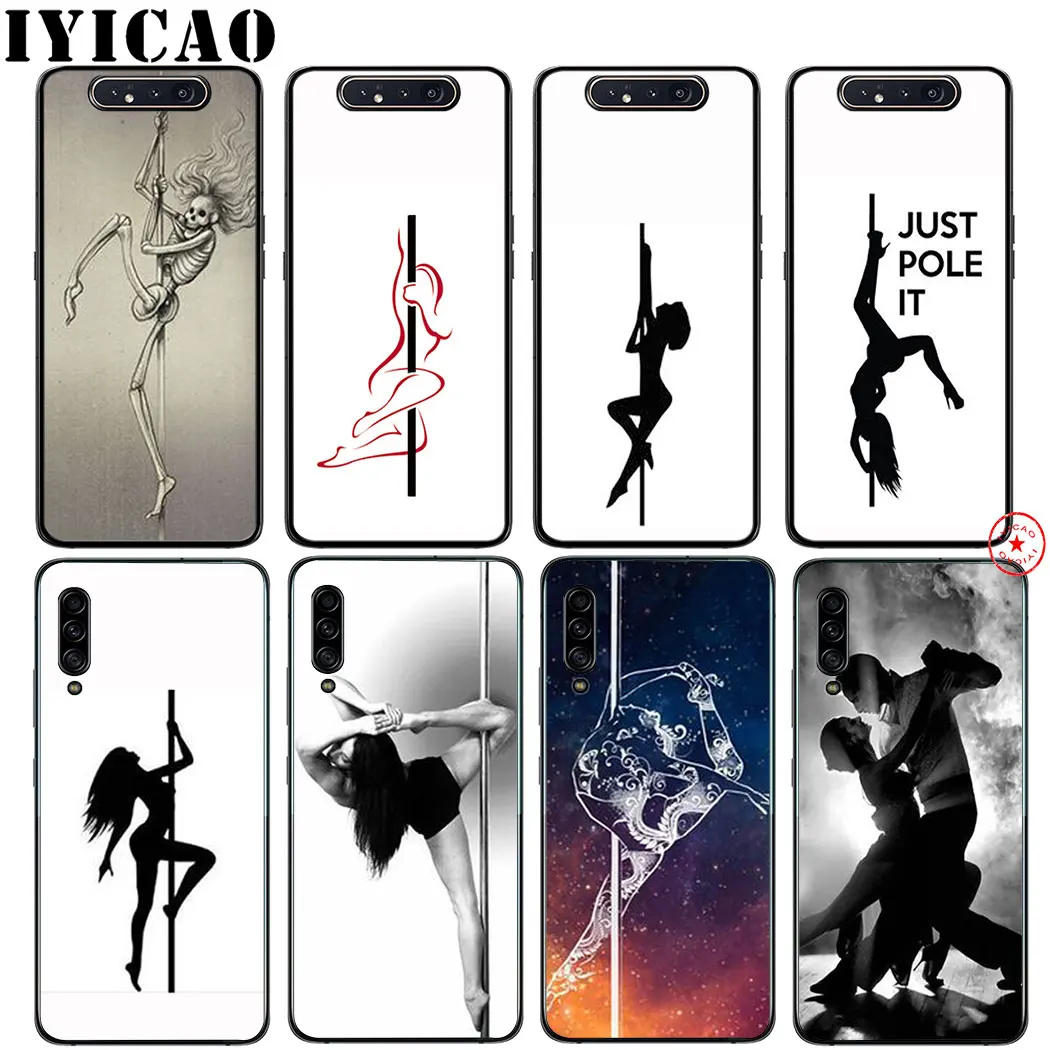 IYICAO Pole dance A Soft Case for Samsung Galaxy S10e S10 S9 S8 Note 8 9 10 Plus S6 S7 Edge TPU |
