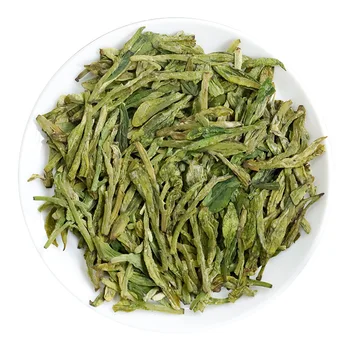 

China Famous Good Quality Dragon Well 2019 New Spring Long-jing Green Tea for Weight Lose Health Tender Aroma