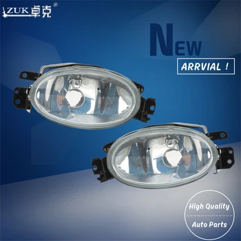 

ZUK 2PCS Front Bumper Fog Light Driving Light Reflector Lamp For HONDA CIVIC 2014 2015 FB2 Foglights Glass Lens Aluminum Bowl
