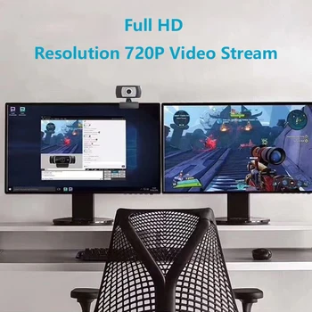 

Driverless HD Webcam 720p HD Built-in Microphone Web Camera USB2.0 Free drive Webcam for PC Web Chat Camera Built with CMOS Sens