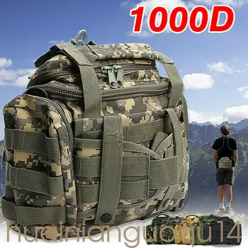 

Men waist bag Casual Durable Waist Pack Belt Oxford Multifunction Military Bum Bag Zipper Waterproof Waist Bag for Outdoor Wear