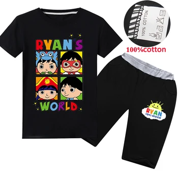 

Ryan Toys Review Boys Clothes Cartoon T Shirts Pants Sets Kids T Shirt Shorts Suits Clothing Baby Girls Short Sleeve Pant Outfit